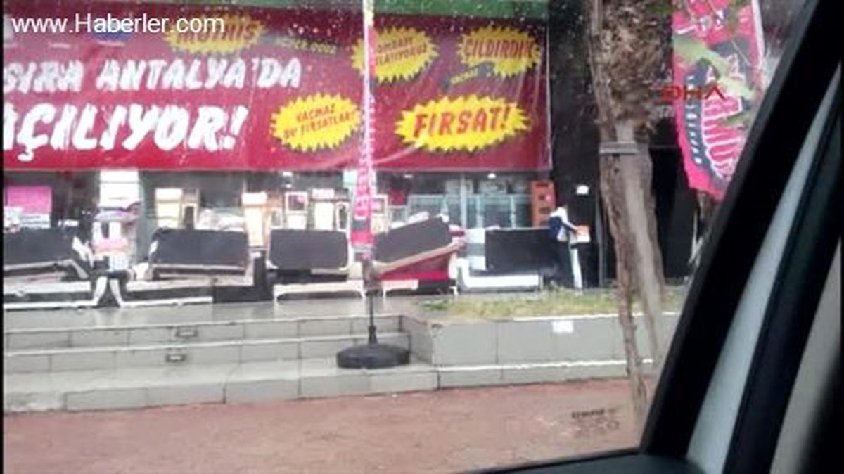 Antalya Hırsızlık Anı Kamerada