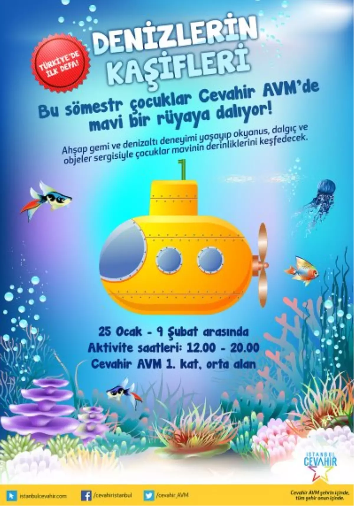 Cevahir AVM 21. Yüzyılın Yeni Deniz Keşiflerini Arıyor