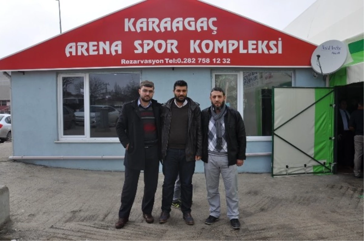 Karaağaç Arena Spor Kompleksi Törenle Açıldı
