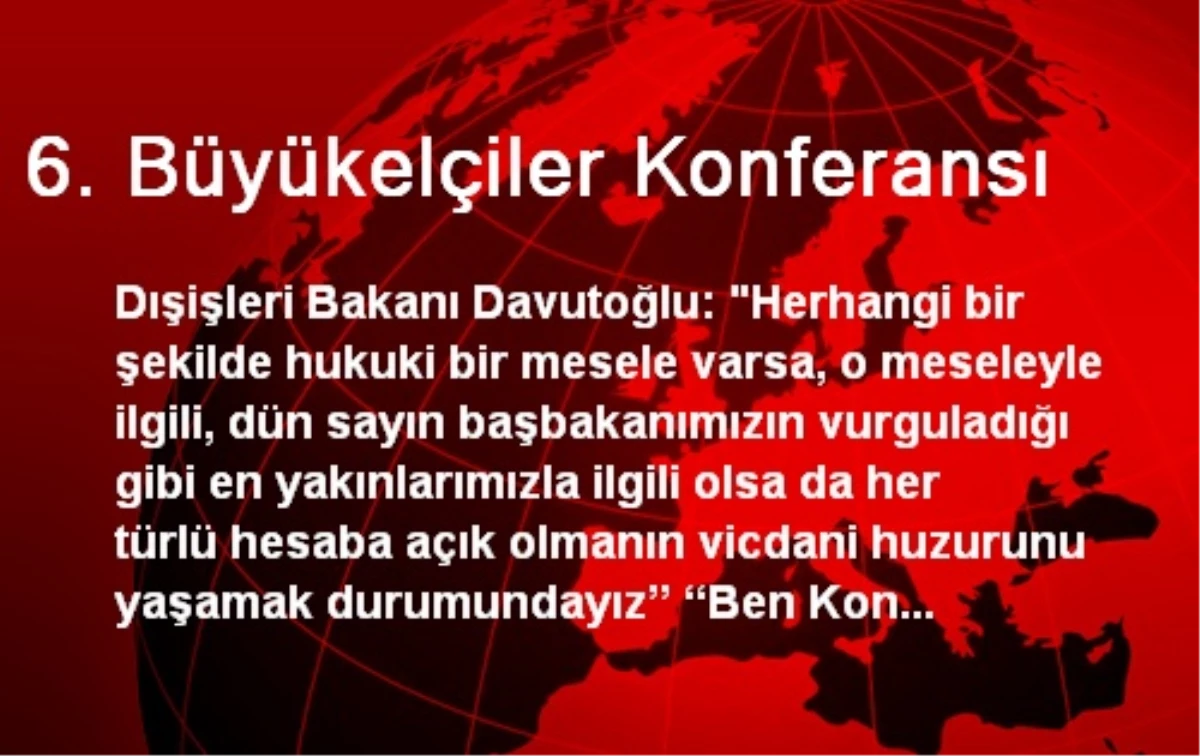 6. Büyükelçiler Konferansı