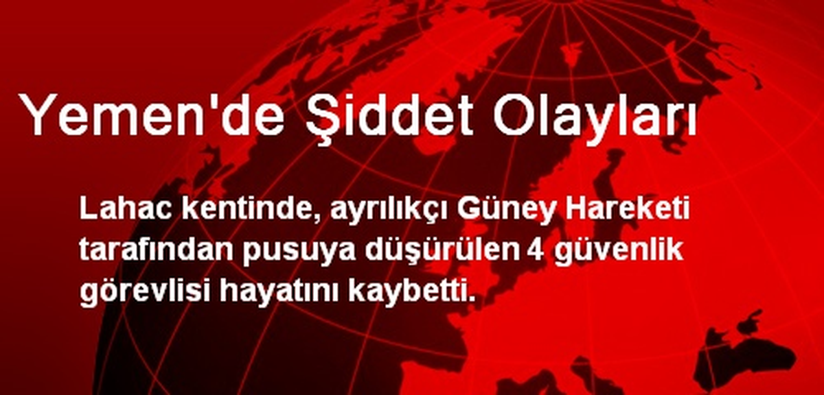 Yemen\'de Askeri Araç Pusuya Düşürüldü