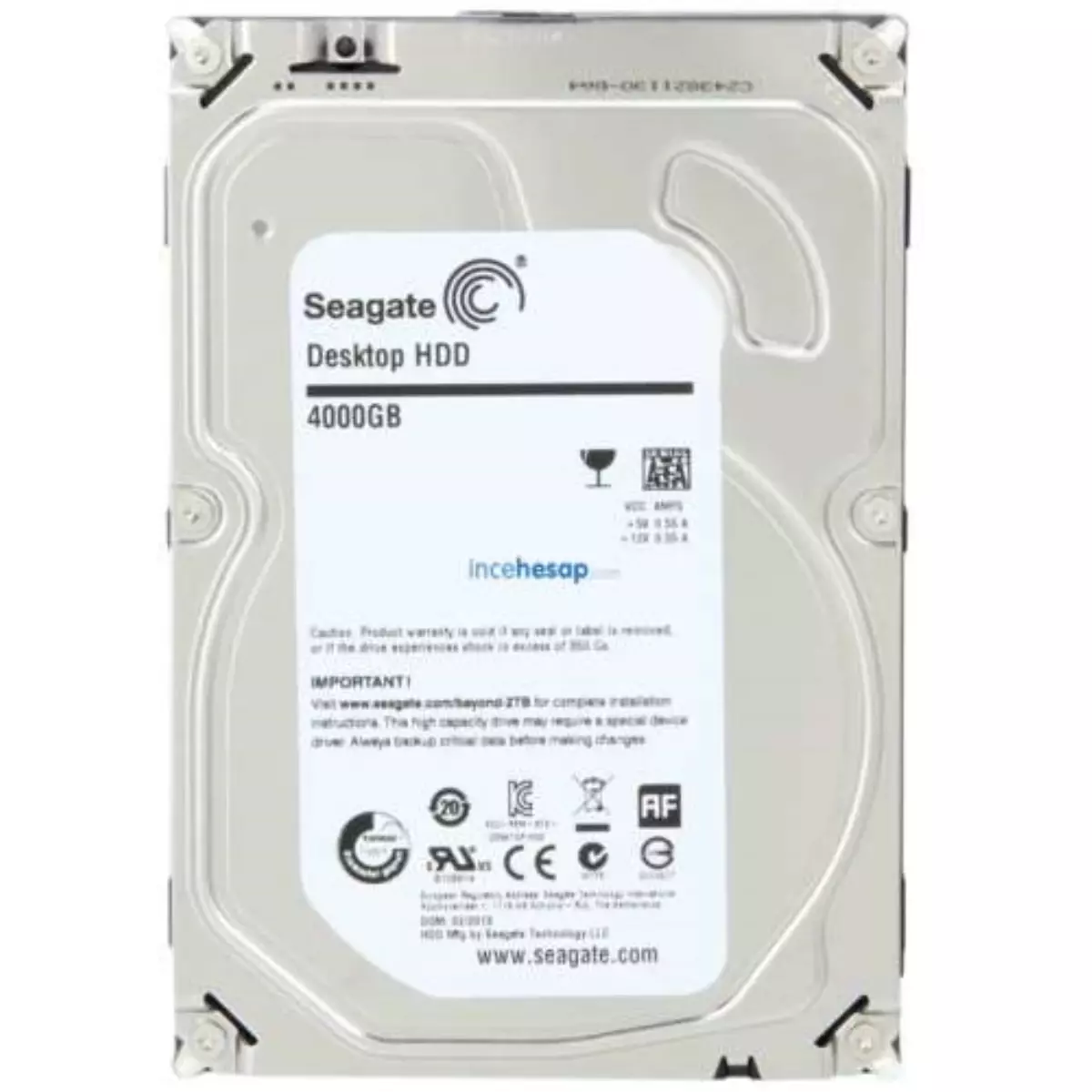 Seagate 4tb 5900rpm Sata3 64mb 6gb/s St4000dm000