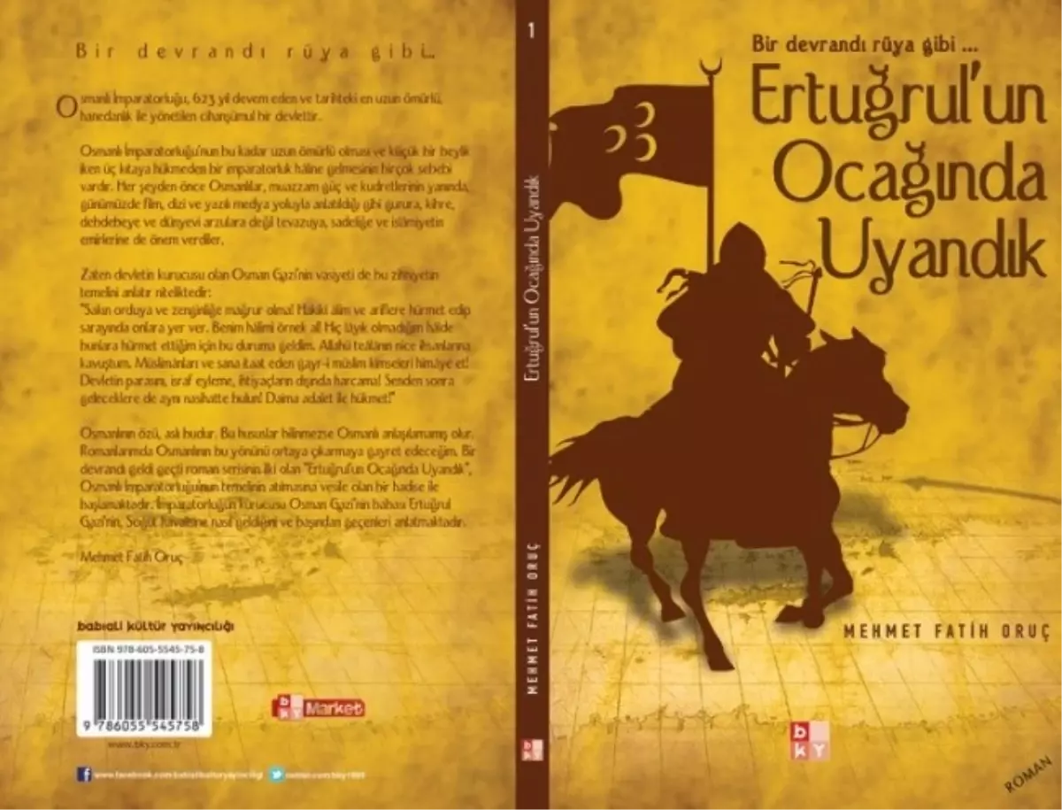 Yazar Oruç\'un "Ertuğrul\'un Ocağında Uyandı" Kitabı Çıktı