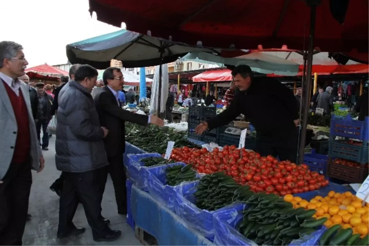 AK Parti Milletvekili Aydemir, Akhisar\'da Esnafı Ziyaret Etti