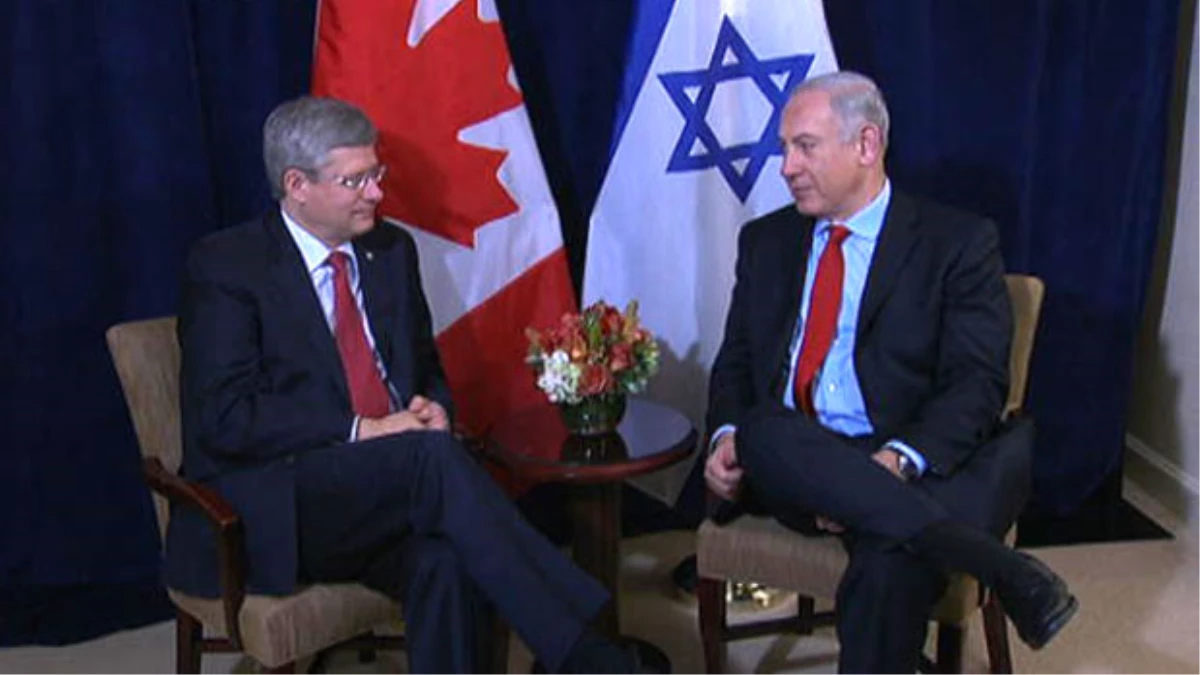 Kanada Başbakanı Harper İsrail\'de