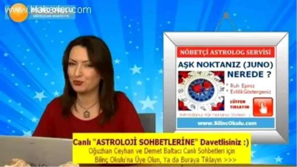 Koç Burcu Haftalık Yorumu (19-26 Ocak 2014) Astrolog Demet Baltacı, Bilinç Okulu