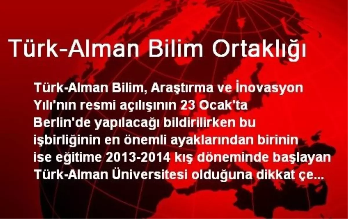 Türk-Alman Bilim Ortaklığı