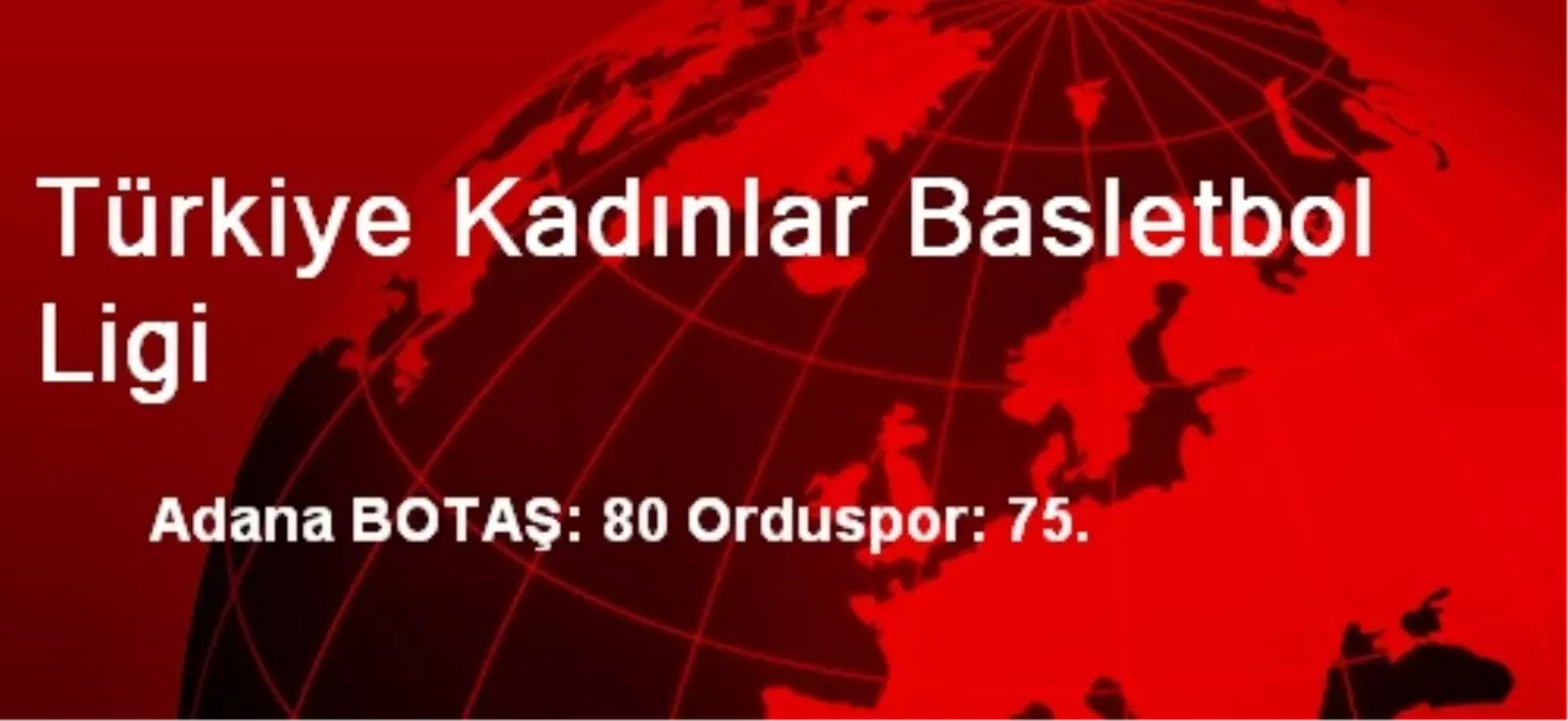 Türkiye Kadınlar Basletbol Ligi