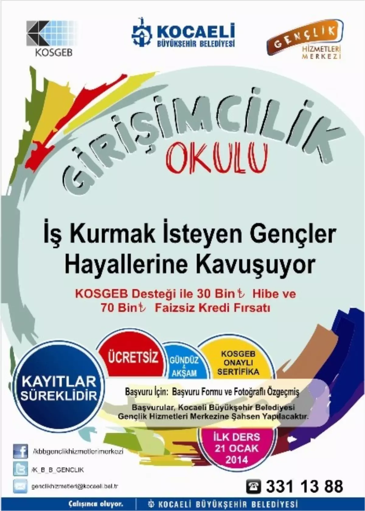 Girişimcilik Okulu\'nda Dersler Başlıyor