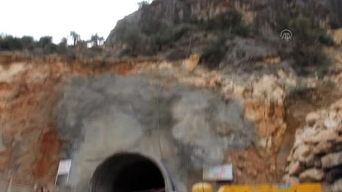 HES inşaatındaki göçük -