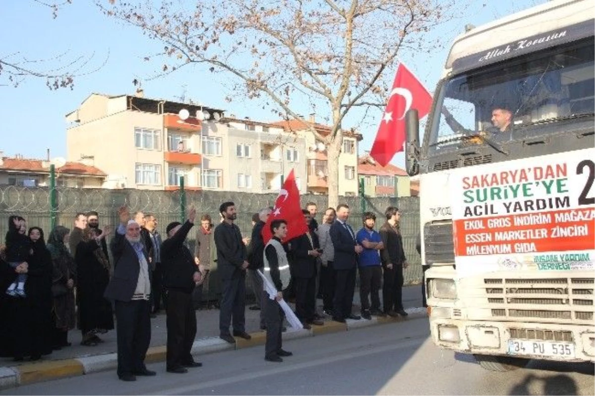 İhh\'nin 5 Tır\'lık Yardım Konvoyu Suriye Yolunda