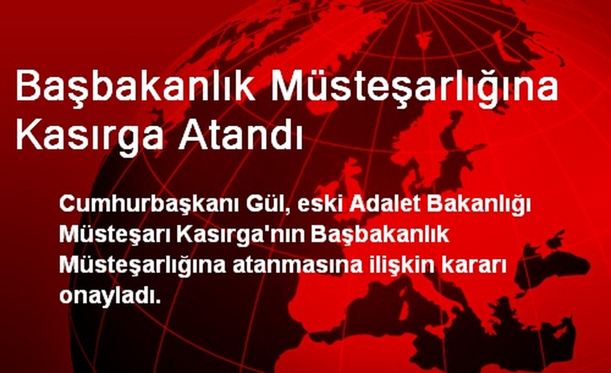 Başbakanlık Müsteşarlığına Fahri Kasırga Atandı