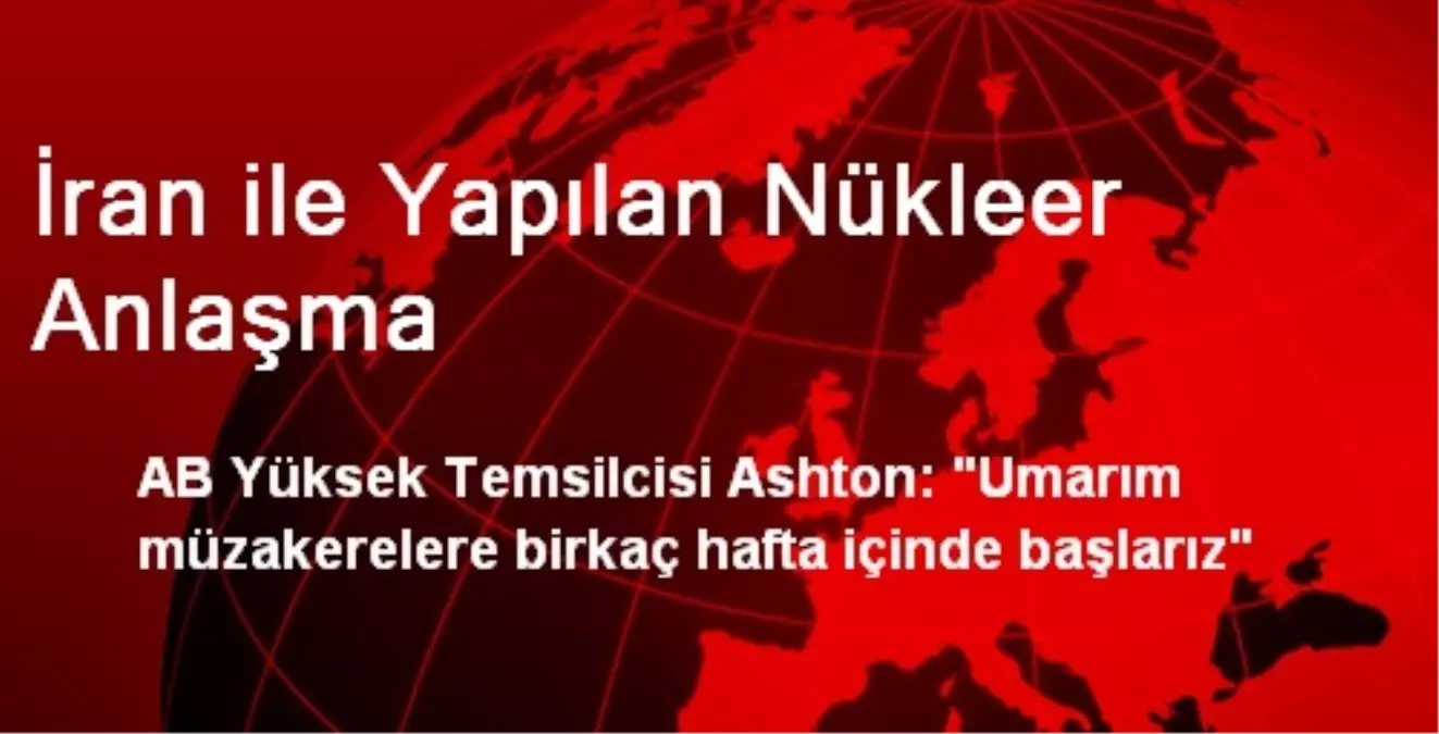 İran ile Yapılan Nükleer Anlaşma