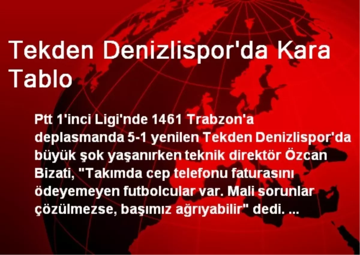 "Mali Sorunlar Çözülmezse, Başımız Ağrıyabilir"