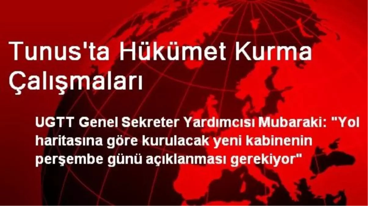 Tunus\'ta Hükümet Kurma Çalışmaları