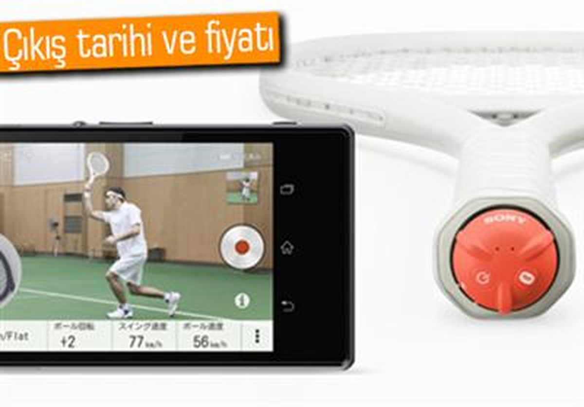 Sony\'nin Akıllı Tenis Raketi Satışa Çıkıyor