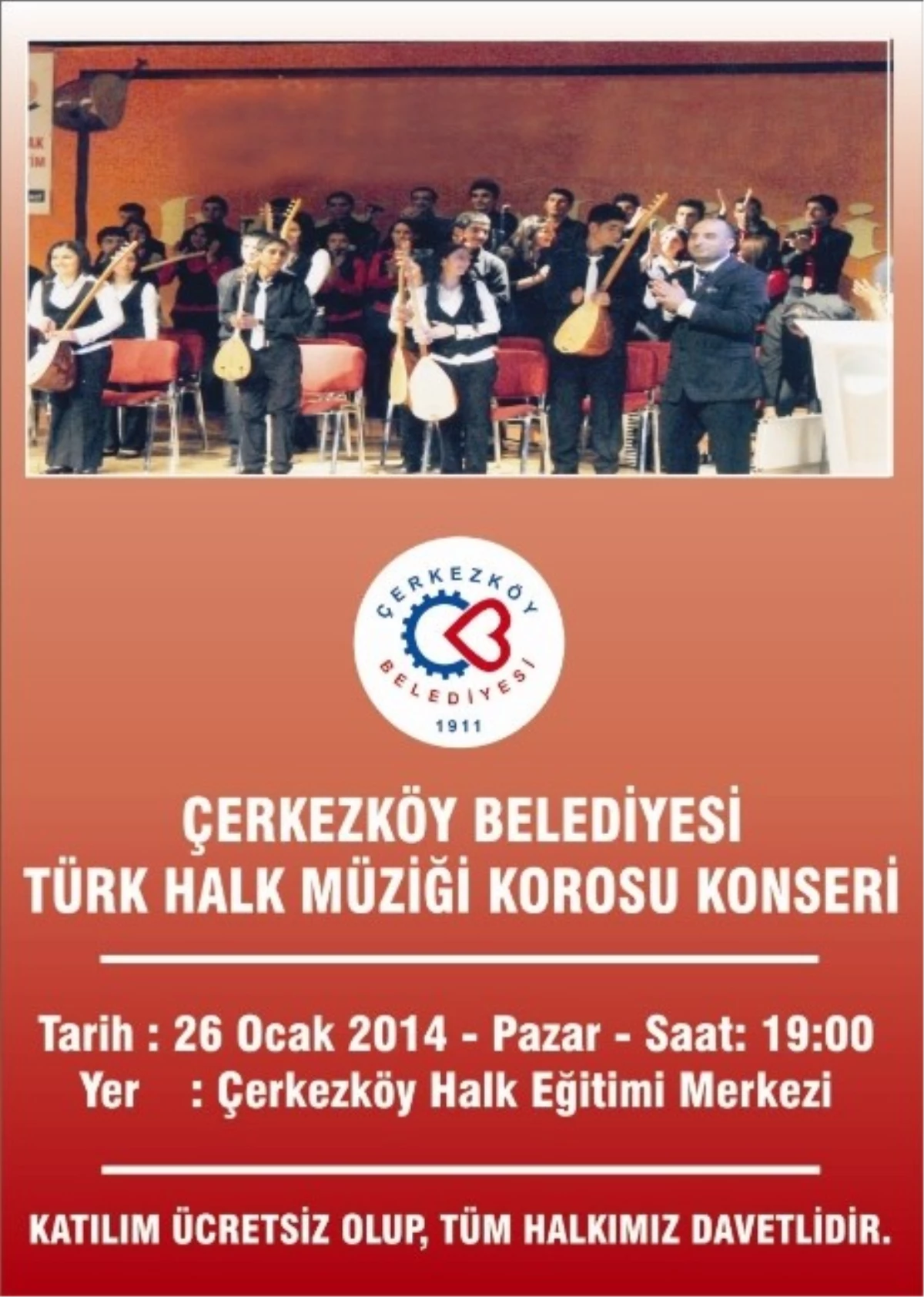 Çerkezköy THM Korosu Yılın İlk Konserine Hazırlanıyor