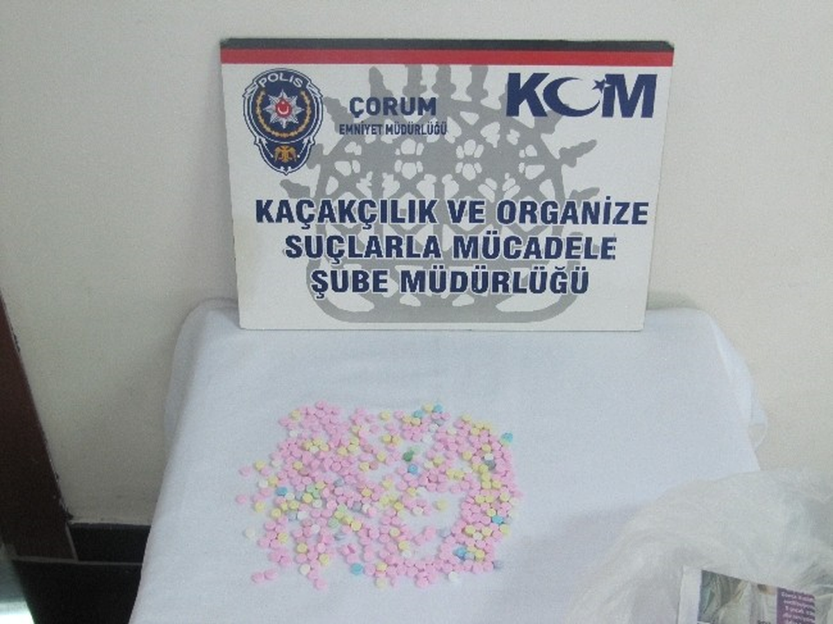 Çorum Polisinden Ecstasy Operasyonu