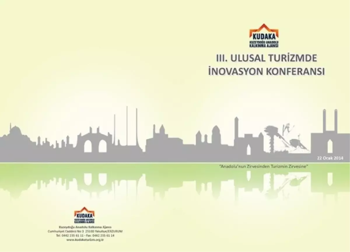 Erzurum\'da Iıı. Ulusal Turizmde İnovasyon Konferansı