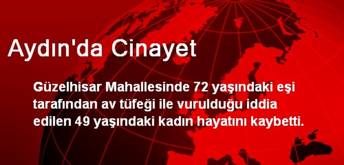 Aydın\'da Cinayet