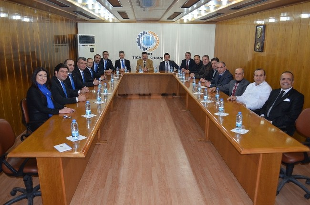 Sögiad ve Zıraat Bankasınsan Tıcaret Odası\'na Ziyaret