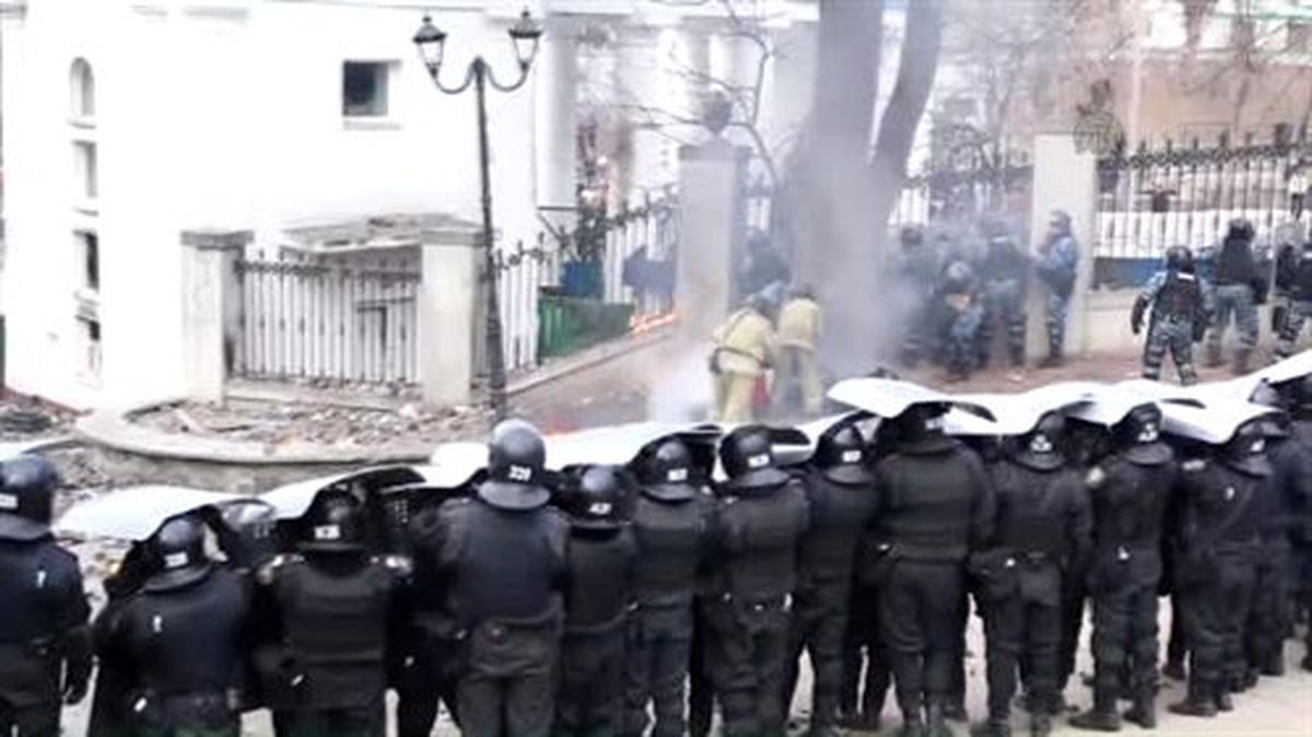 Ukrayna\'da hükümet karşıtı gösteriler -