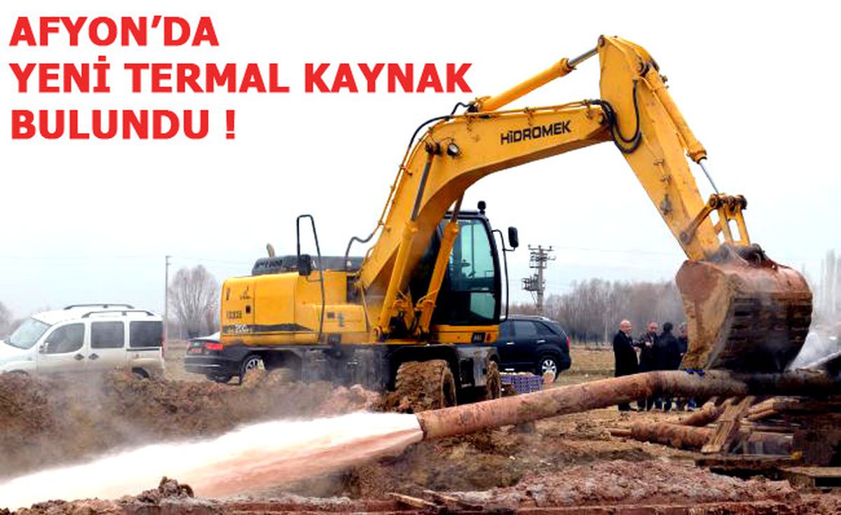 Afyonkarahisar\'da Yeni Termal Kaynak Bulundu