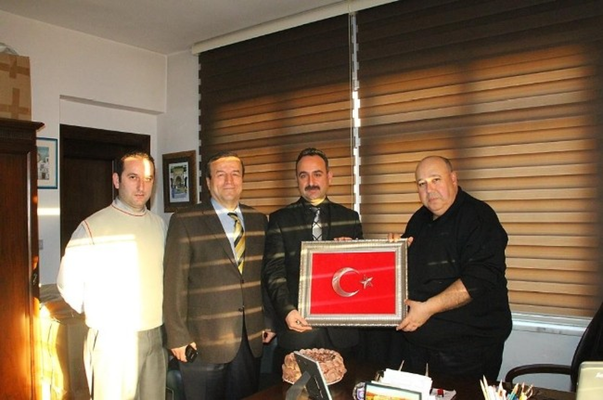 Başkan Timur\'a Doğum Günü Ziyareti