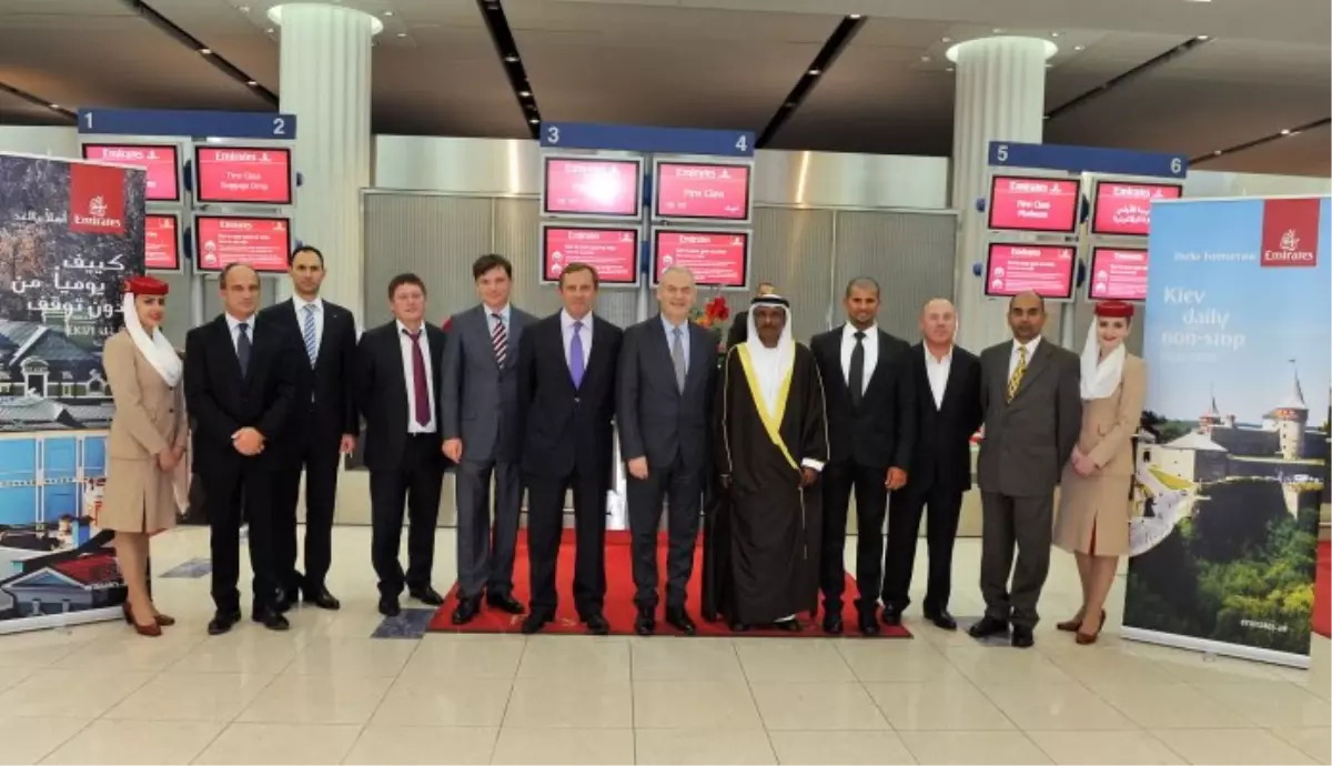 Emirates Kiev Uçuşlarına Başladı