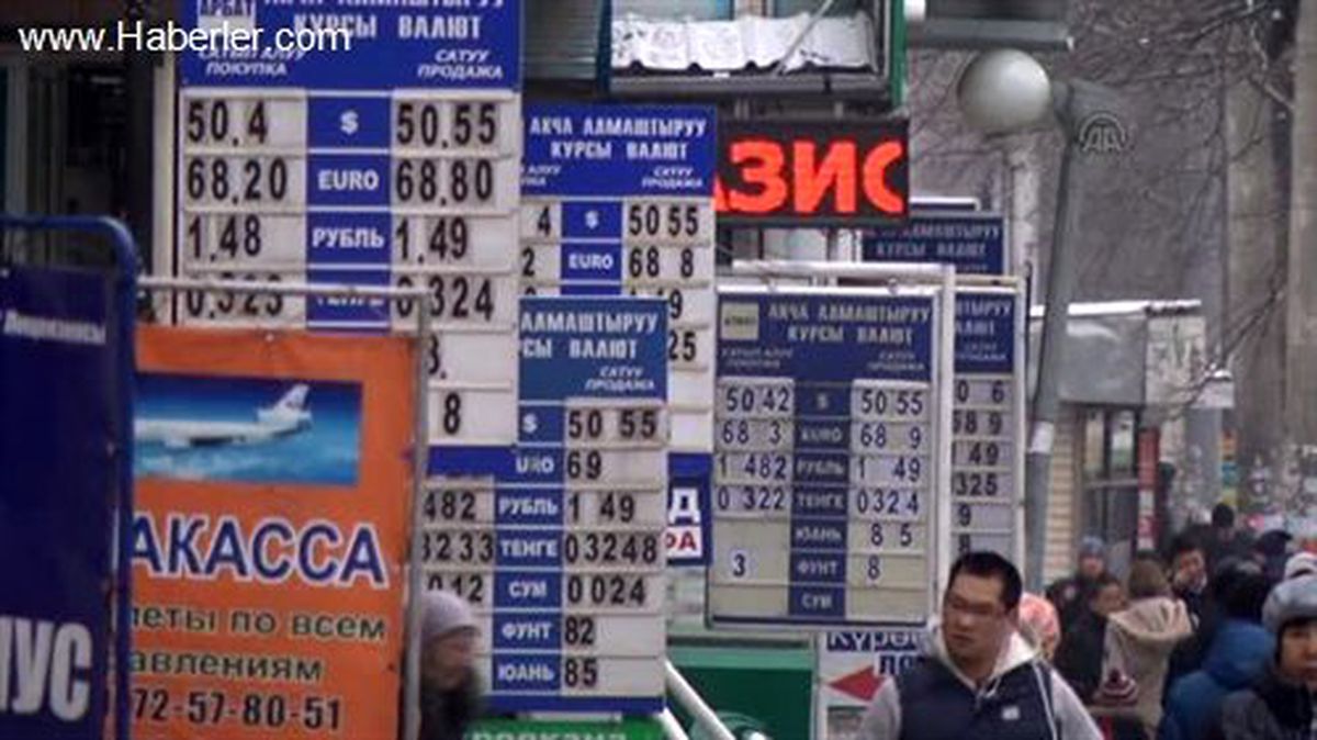 Kırgızistan\'da döviz kuru artışı -