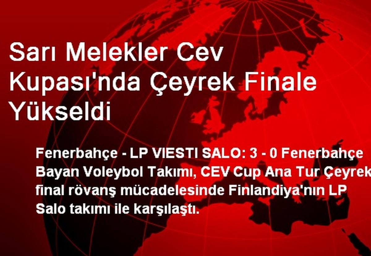 Fenerbahçe - LP Salo: 3 - 0