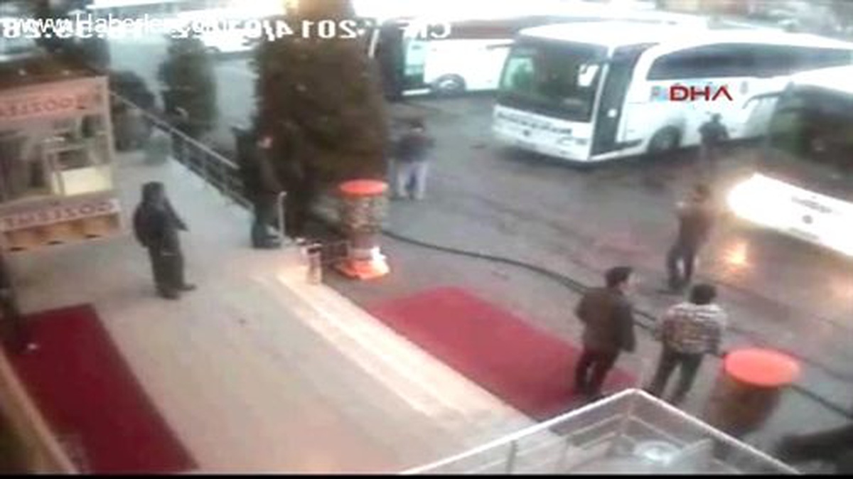 21 Kişinin Öldüğü Otobüsün Mola Anı Güvenlik Kameralarına Yansıdı