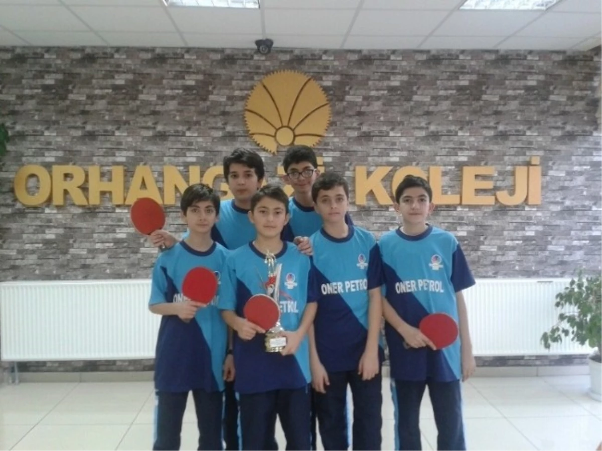 Orhangazi Koleji Masa Tenisi Turnuvasında İl Şampiyonu Oldu