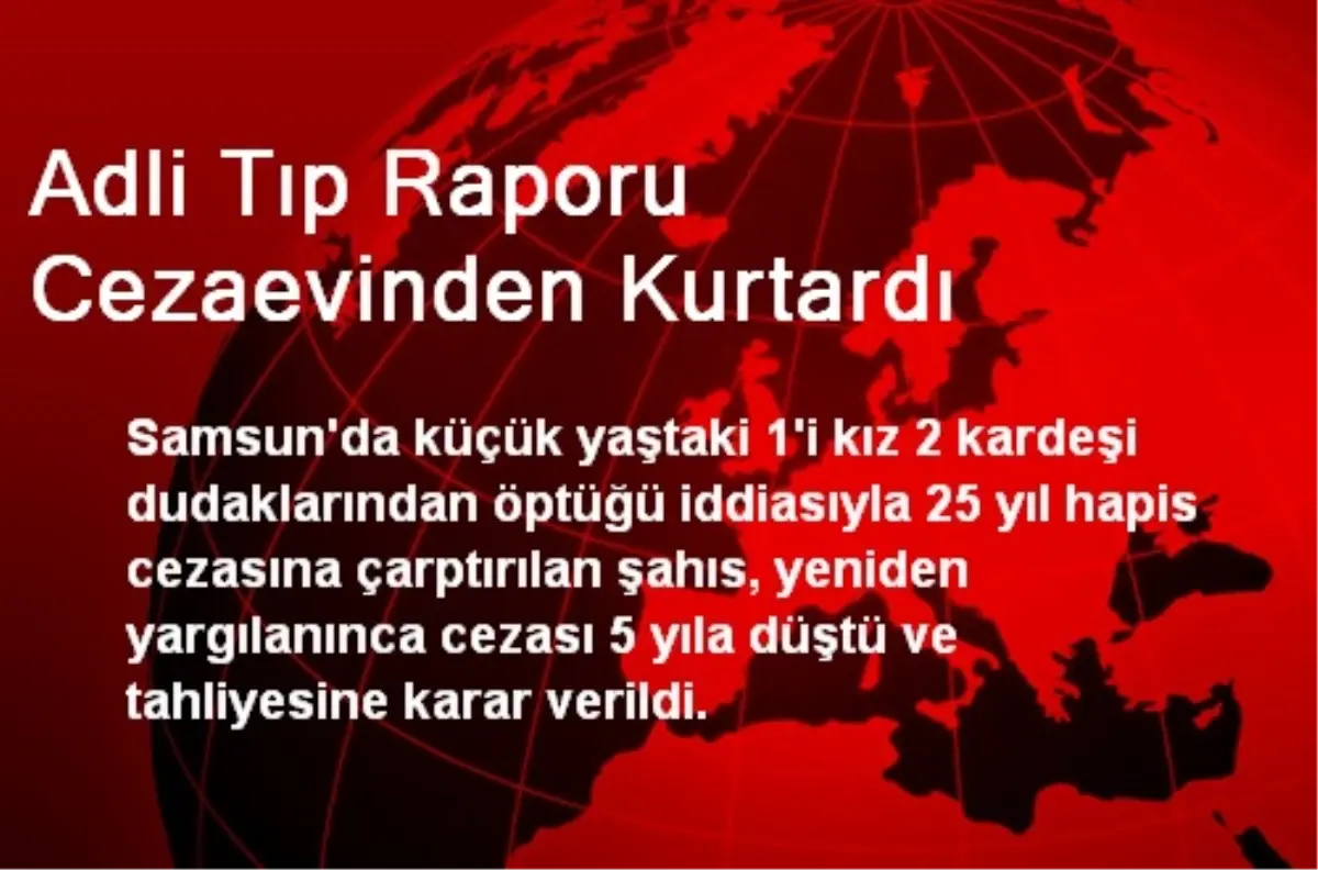 Adli Tıp Raporu Cezaevinden Kurtardı