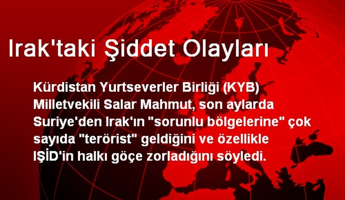 Irak\'taki Şiddet Olayları
