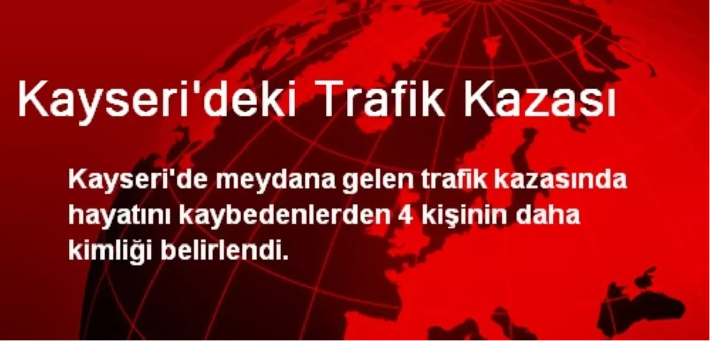 Kayseri\'deki Trafik Kazası