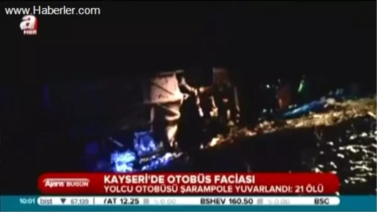 Otobüs Şarampole Yuvarlandı