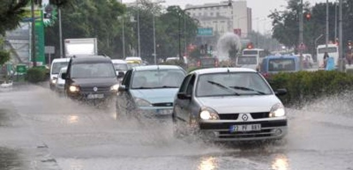 Tekirdağ\'da Sağanak Etkili Oldu