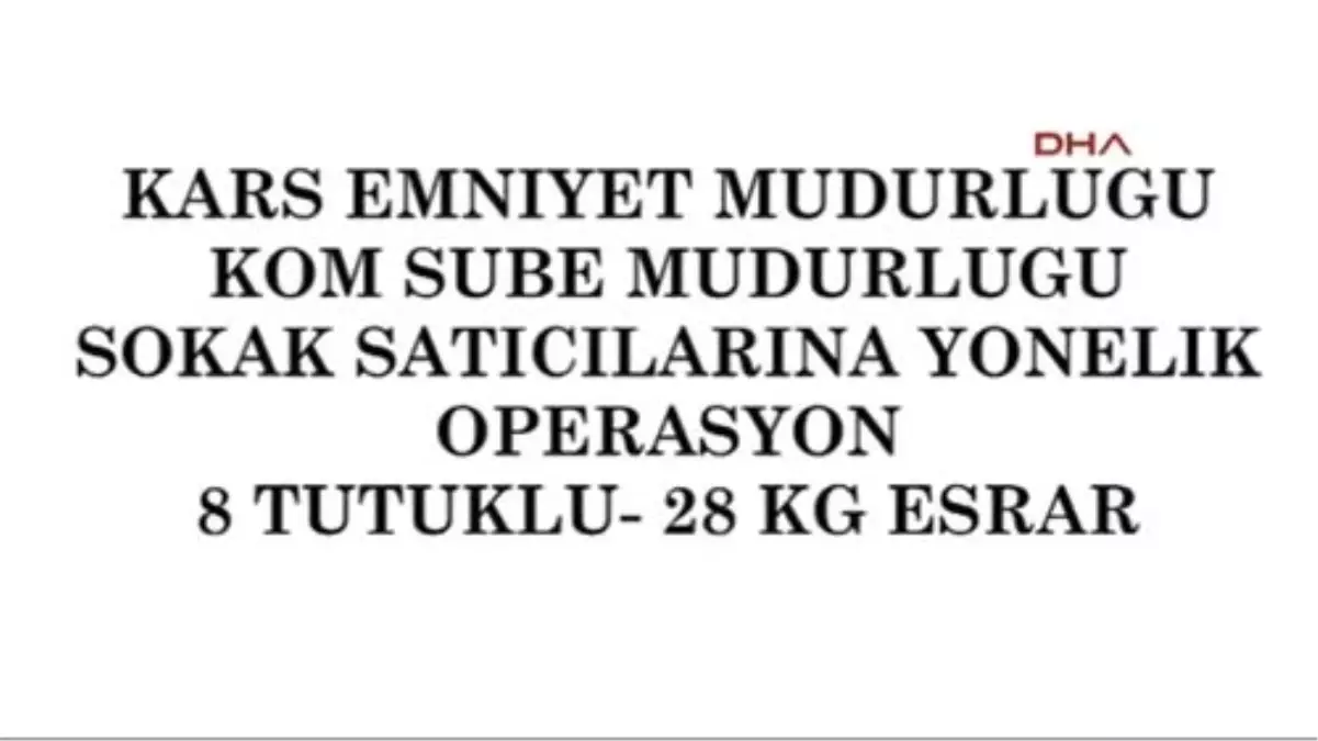 Uyuşturucu Operasyonunda 8 Tutuklama