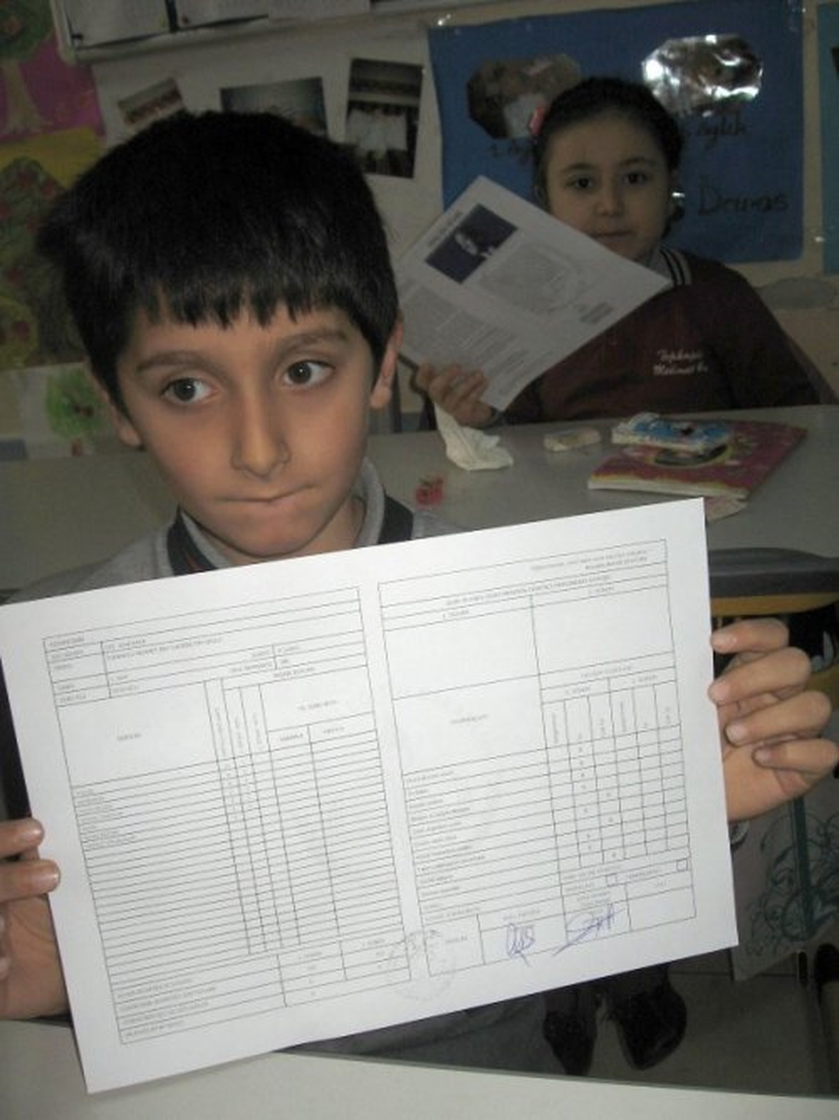 Okullarde Karne Heyecanı