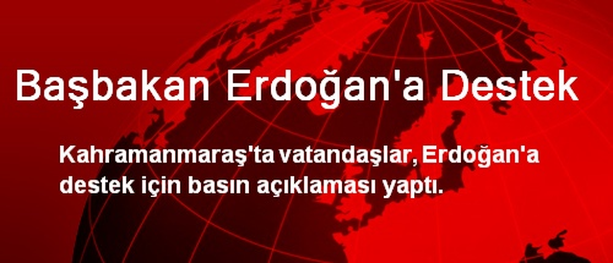 Başbakan Erdoğan\'a Destek