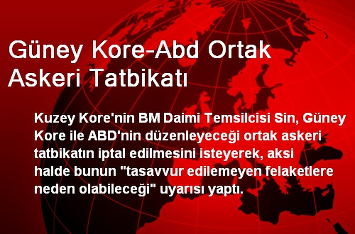 Güney Kore-Abd Ortak Askeri Tatbikatı