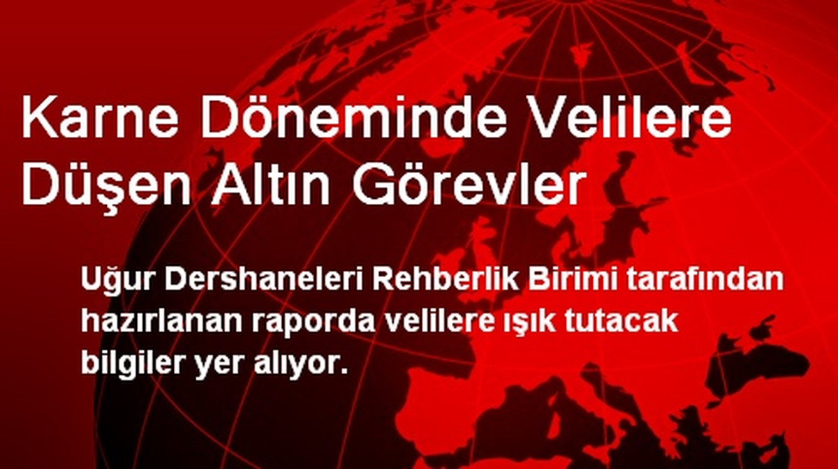 Karne Döneminde Velilere Düşen Altın Görevler