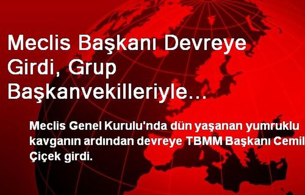 Meclis Başkanı Devreye Girdi, Grup Başkanvekilleriyle Kahvaltıda Buluşuyor