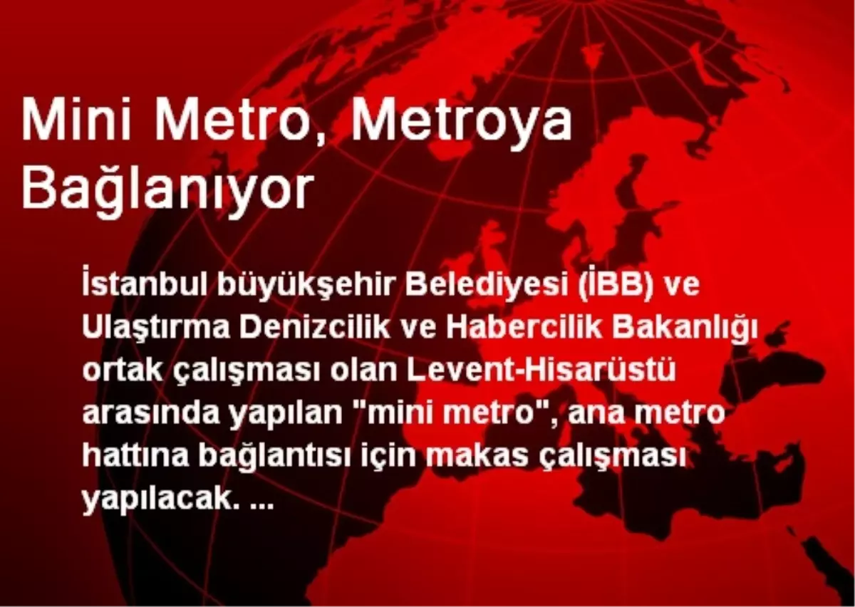 Mini Metro, Metroya Bağlanıyor