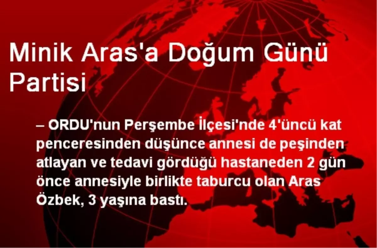 Minik Aras\'a Doğum Günü Partisi