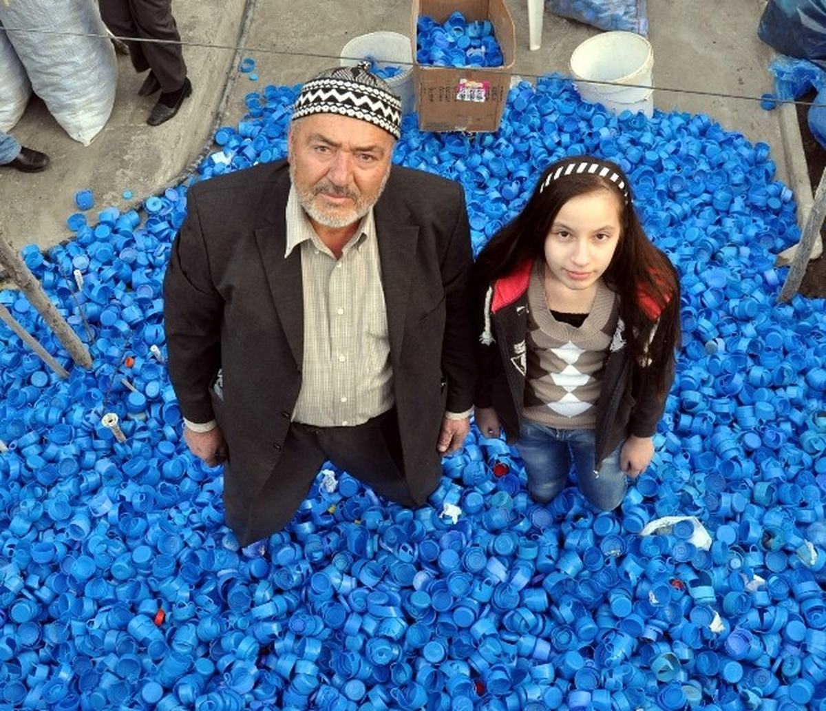 Özel Haber) Dede ile Torunun Örnek Azmi