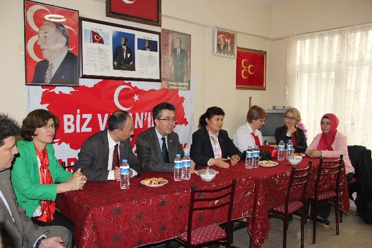 Çan Belediye Başkan Adayı Öz, Biga MHP Teşkilatını Ziyaret Etti