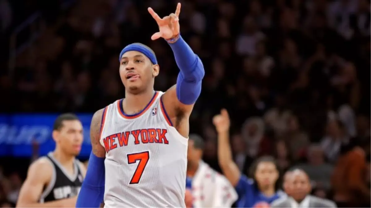 Carmelo Anthony\'den 62 Sayı