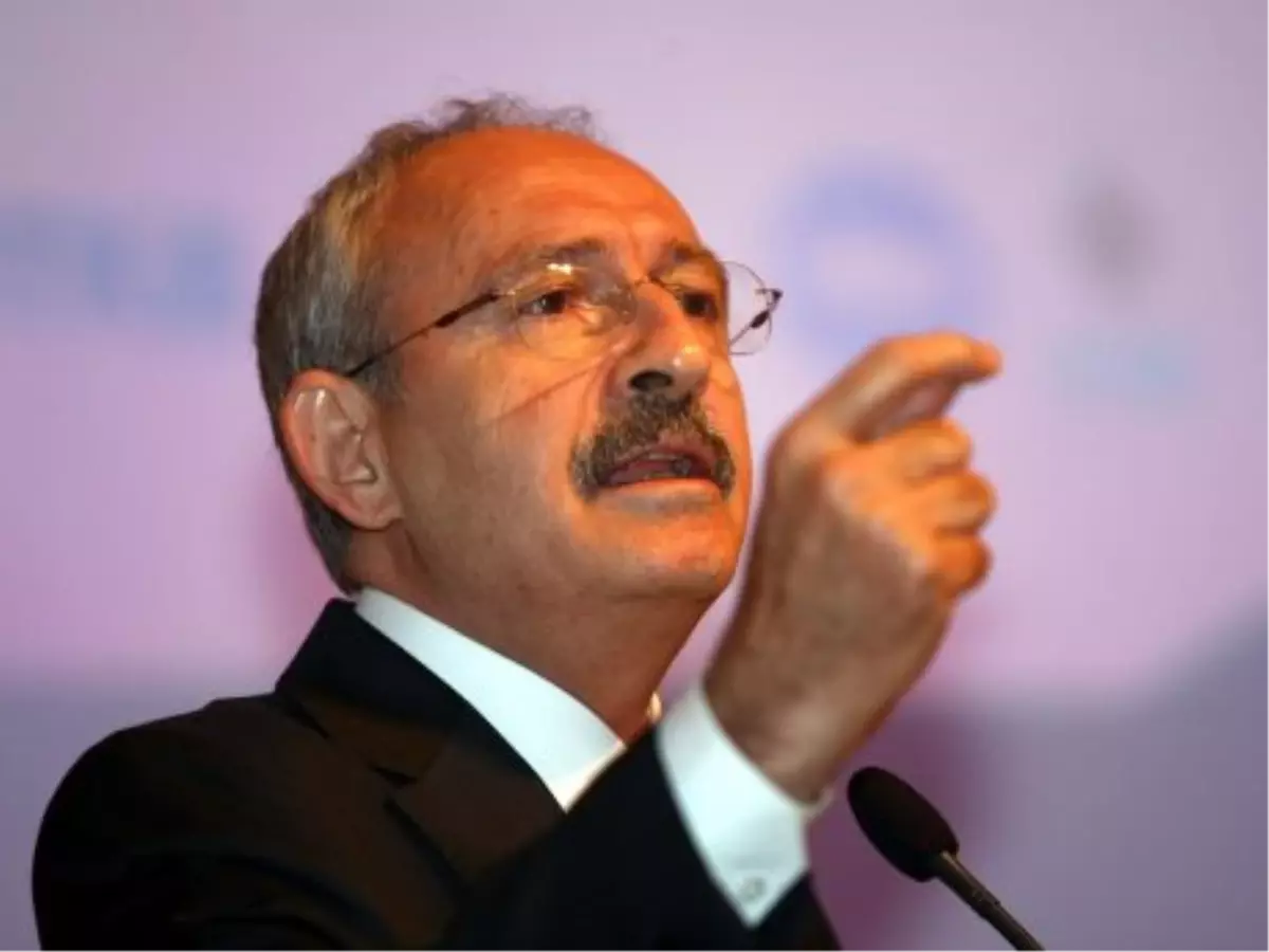 Kılıçdaroğlu\'ndan Başbakan\'a Sarıgül Cevabı